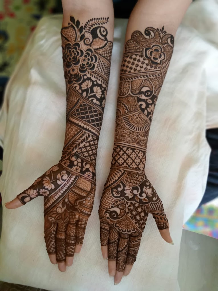 Ganesh mehndi art