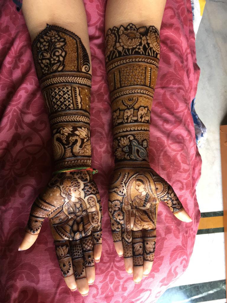 Latest Kashmiri Mehndi Designs – Tiwari Best mehandi Design